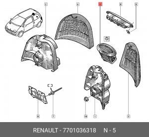 Деталь 7701036318 RENAULT