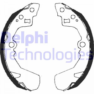 Комплект тормозных колодок LS1685 DELPHI