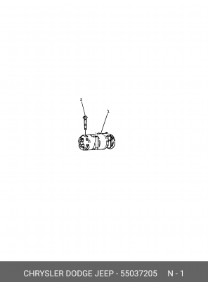 Компрессор, кондиционер 5503 7205 CHRYSLER