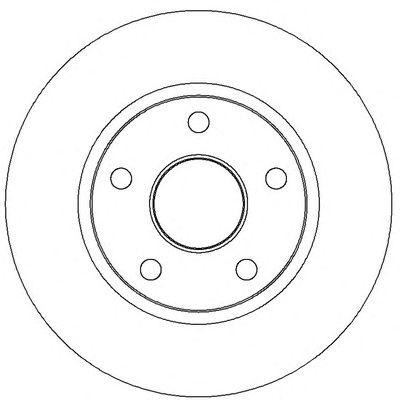Тормозной диск 562365B BENDIX JURID