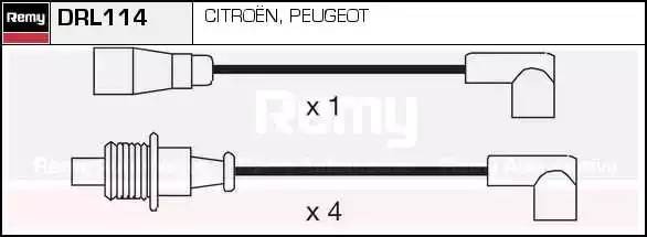 Ккомплект проводов зажигания DRL114 DELCO REMY