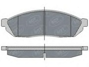 Комплект тормозных колодок, диско SP265 SCT