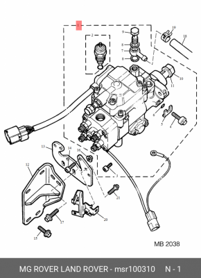 ТНВД MSR100310 MG ROVER LAND ROVER