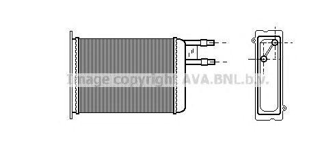 Радиатор отопителя CN6128 AVA