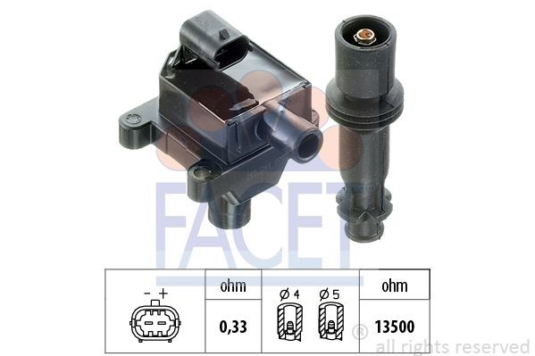 Ремкомплект, распределитель зажигания HT0647 FACET