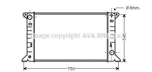 Радиатор охлаждения ДВС FD2085 AVA