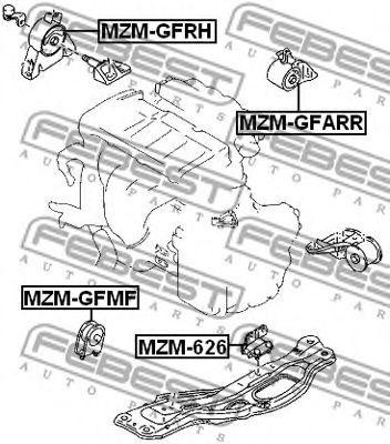 Подушка двигателя MZM-GFMF FEBEST