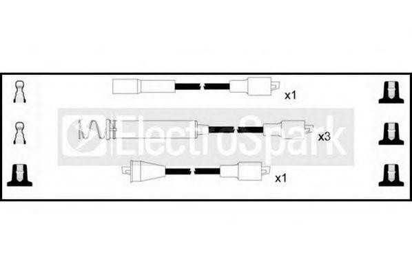 Ккомплект проводов зажигания OEK039 STANDARD