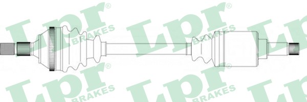 Приводной вал DS38075 LPR