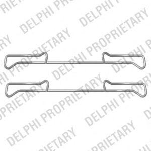 Комплектующие, колодки дискового тормоза LX0436 DELPHI