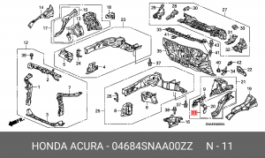 Деталь 04684SNAA00ZZ HONDA