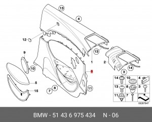 Деталь 51 43 6975434 BMW