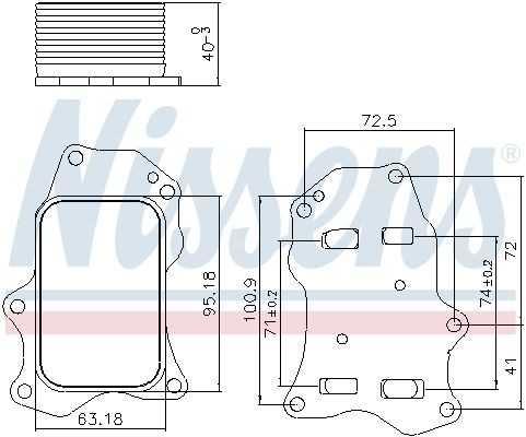 Интеркулер 96966 NISSENS