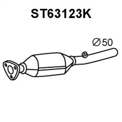 Катализатор ST63123K VENEPORTE