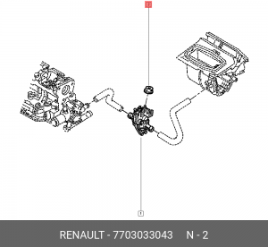 Деталь 7703033043 RENAULT