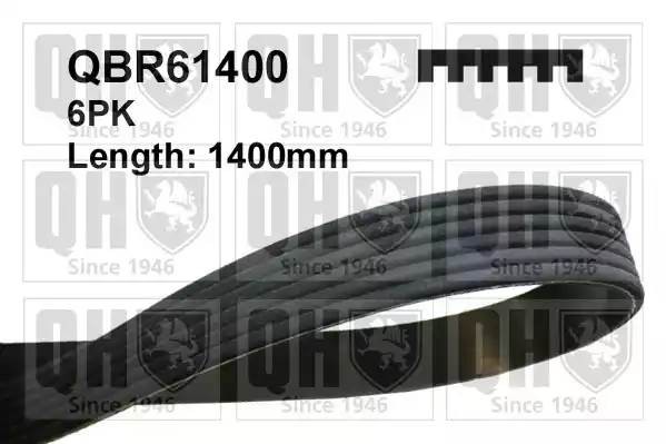 Поликлиновой ремень QBR61400 QUINTON HAZELL