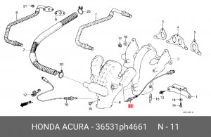 Лямбда-зонд 36531PH4661 HONDA