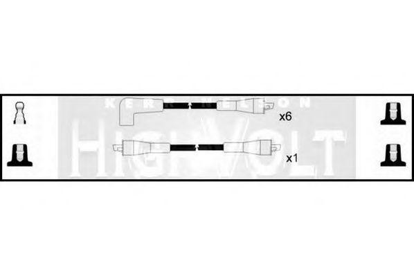 Ккомплект проводов зажигания OEF583 STANDARD