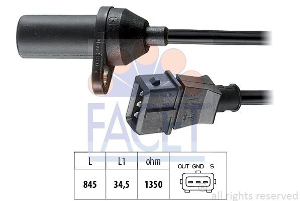 Катушка зажигания 96071 FACET