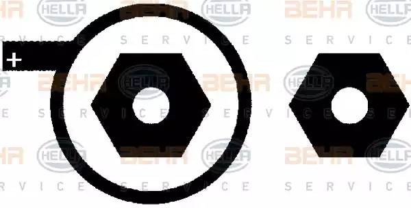 Вентилятор, охлаждение двигателя 8EW 009 144-301 HELLA