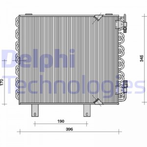 Конденсатор, кондиционер TSP0225019 DELPHI