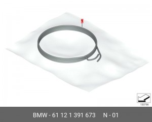 Провод электрический 61 12 1 391 673 BMW