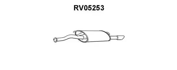 Глушитель выхлопных газов конечный RV05253 VENEPORTE