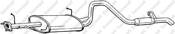 Глушитель выхлопных газов конечный 286-059 BOSAL