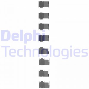 Комплектующие, колодки дискового тормоза LX0126 DELPHI