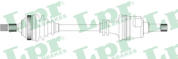 Приводной вал DS16135 LPR
