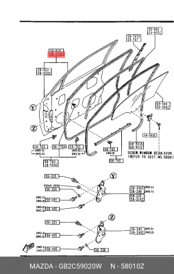 Деталь GB2C59020W MAZDA
