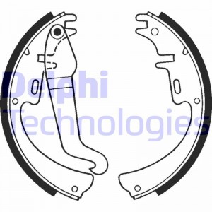Комплект тормозных колодок LS1144 DELPHI