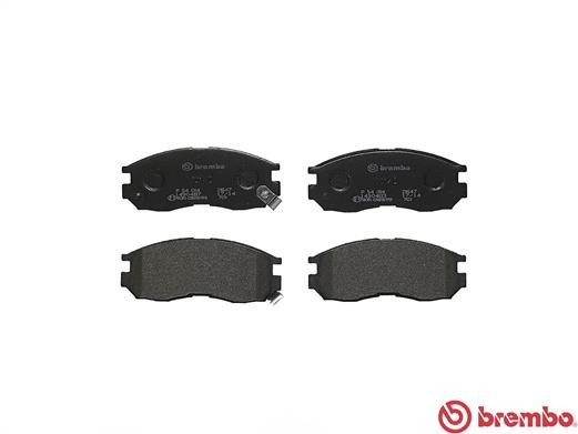 Комплект тормозных колодок, диско P54014 BREMBO