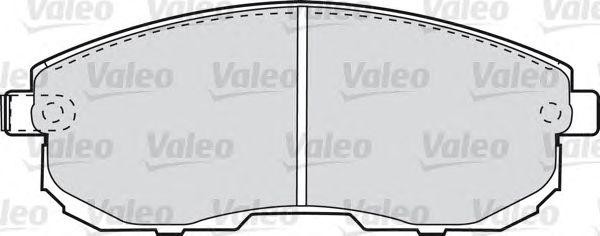 Комплект тормозных колодок, диско 598787 VALEO PHC