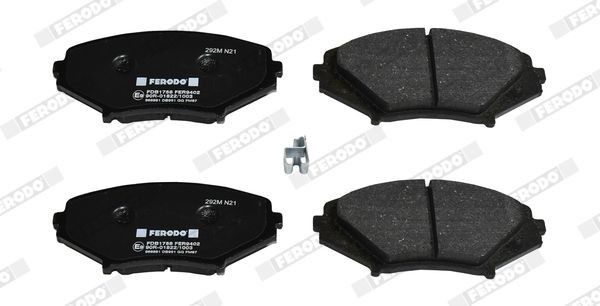 Комплект тормозных колодок, диско FDB1758 FERODO
