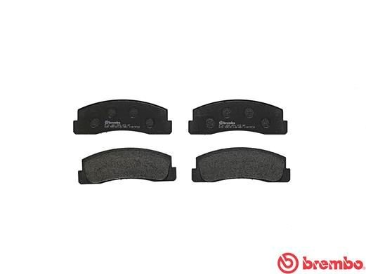Комплект тормозных колодок, диско P41002 BREMBO