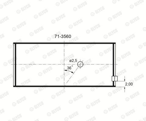 Подшипник 71-3560 GLYCO