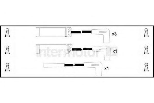 Ккомплект проводов зажигания 73905 STANDARD