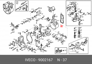 Пружина 9002167 IVECO