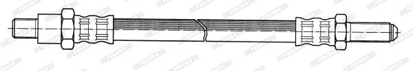 Тормозной шланг FHY2371 FERODO