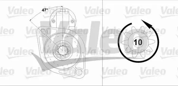 Стартер 458216 VALEO PHC