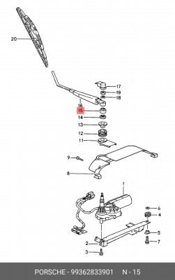 Покрышка 99362833901 PORSCHE
