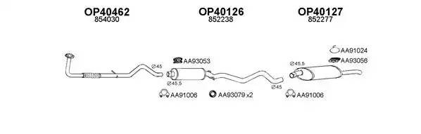 Система выпуска ОГ 400134 VENEPORTE