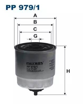 Фильтр топливный PP9791 FILTRON