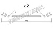 Комплектующие, колодки дискового тормоза KIT091 TRUSTING