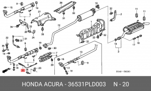 Лямбда-зонд 36531PLD003 HONDA