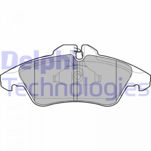 Комплект тормозных колодок, диско LP980 DELPHI