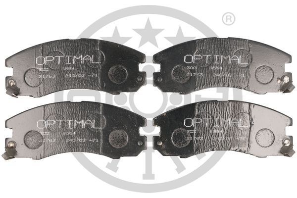 Комплект тормозных колодок, диско 9633 OPTIMAL