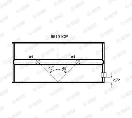 Подшипник 65191CP GLYCO