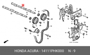 Распредвал 14111PHK000 HONDA